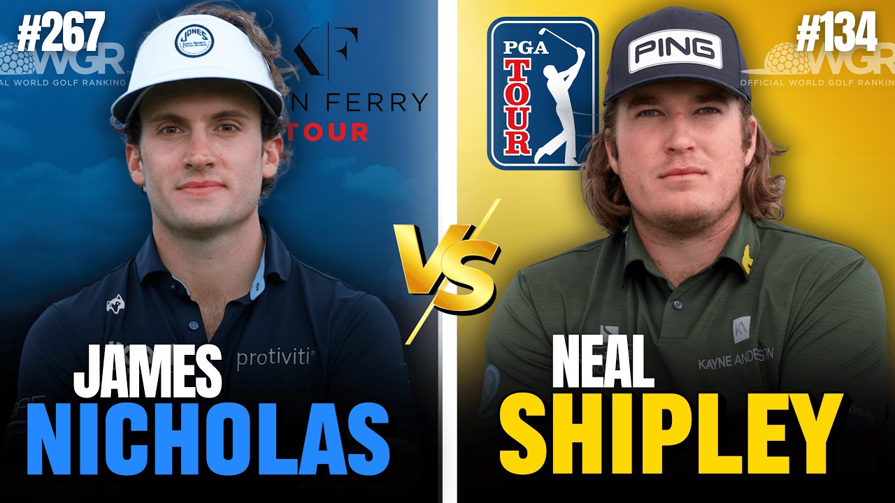 Can I Beat Neal Shipley (World #134) in a 1v1 Stroke Play Match? | Korn Ferry Tour vs PGA Tour