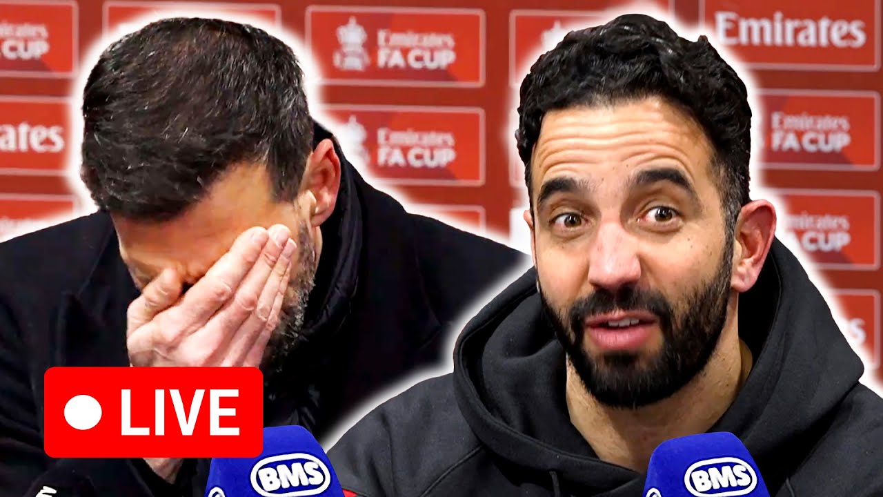 🔴 LIVE | Ruben Amorim and Ruud Van Nistelrooy post-match press conference | Man Utd 2-1 Leicester