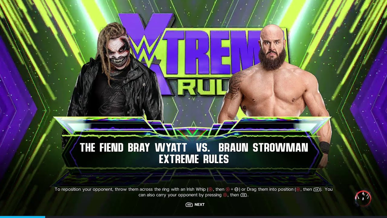 WWE 2K23 The Fiend Bray Wyatt Vs Braun Strowman