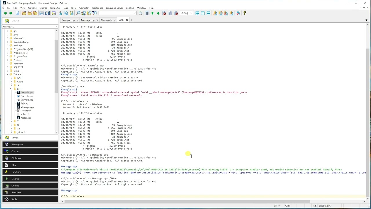 Beginners Guide to C++ Compiling and Linking