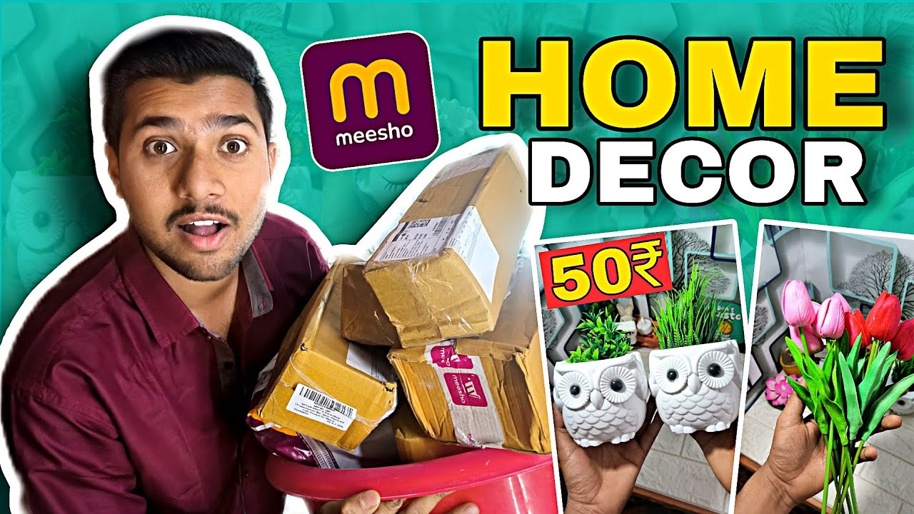 Meesho Attractive HOME DECOR ITEMS Under 200₹ From MEESHO | Stylish & Affordable #meeshohaul