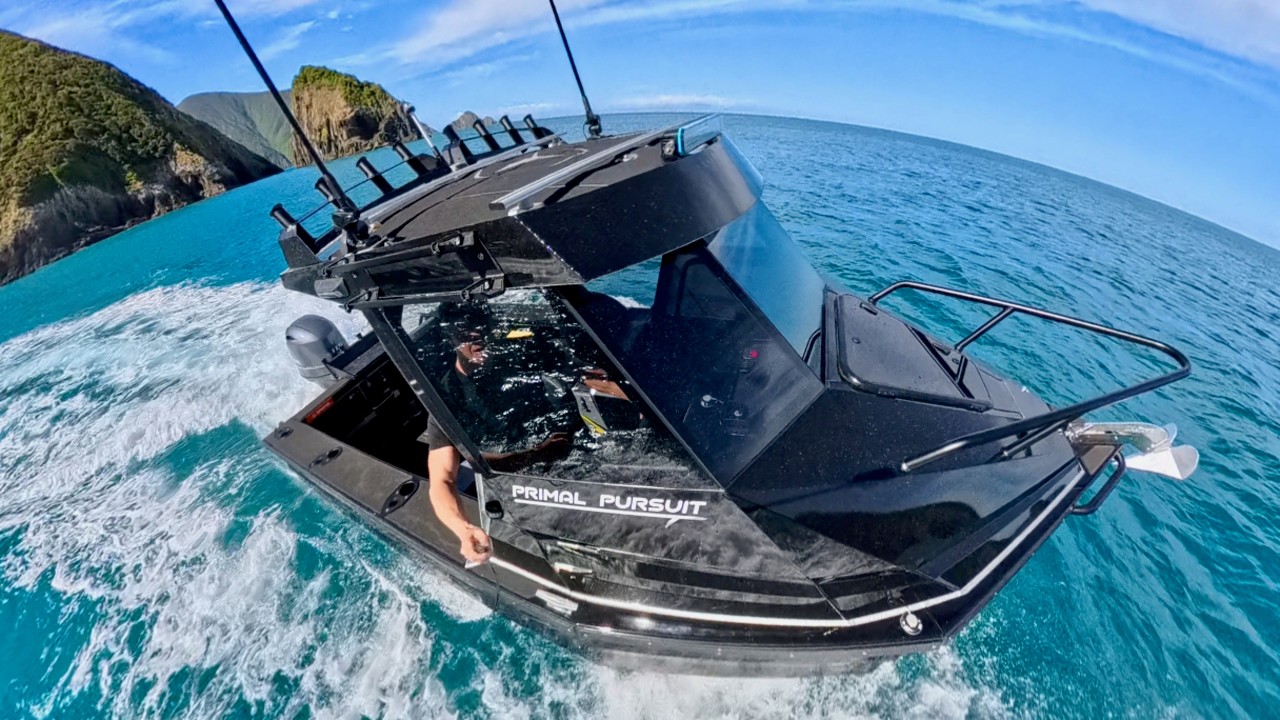Boat Camping SOLO Dive Adventure on NEW BOAT