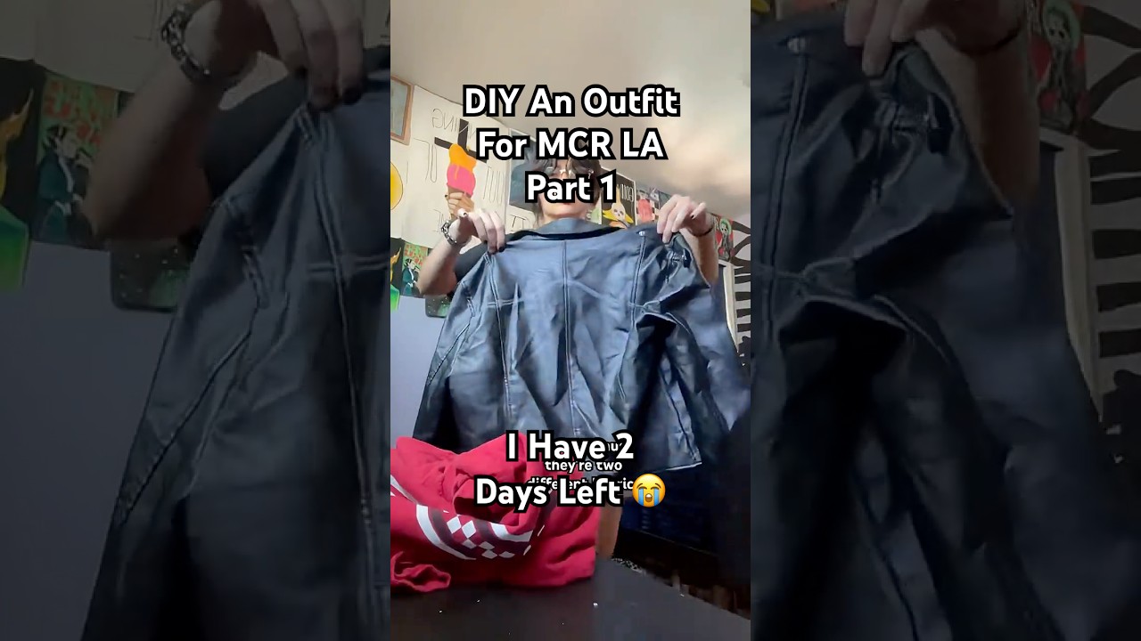 stay tuned for part twooooo!! #mcr #mychemicalromance #mcrla #concertoutfit #diy