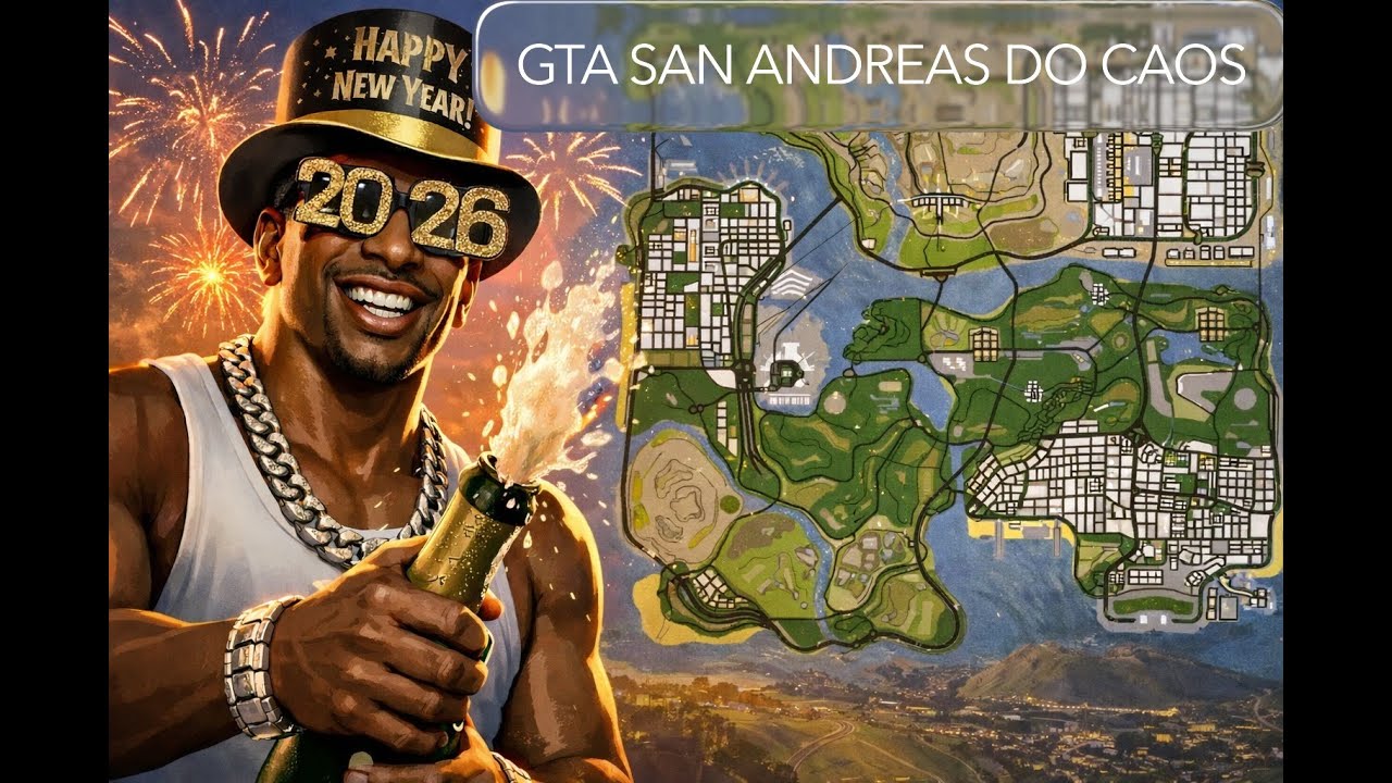 GTA San Andreas DO CAOS !!! V