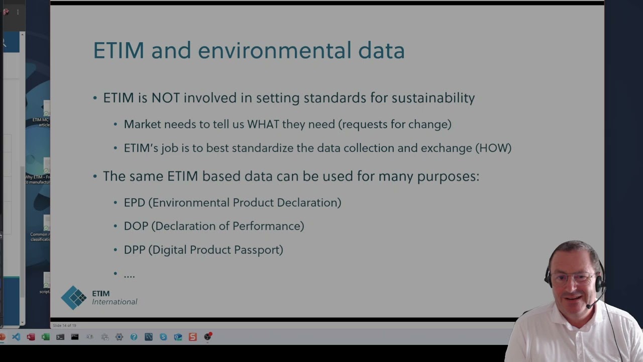 ETIM and environmental data