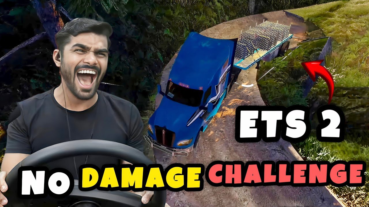 ETS 2 NO DAMAGE CHALLENGE ⚔️ AGAIN | SHREEMAN LEGEND 