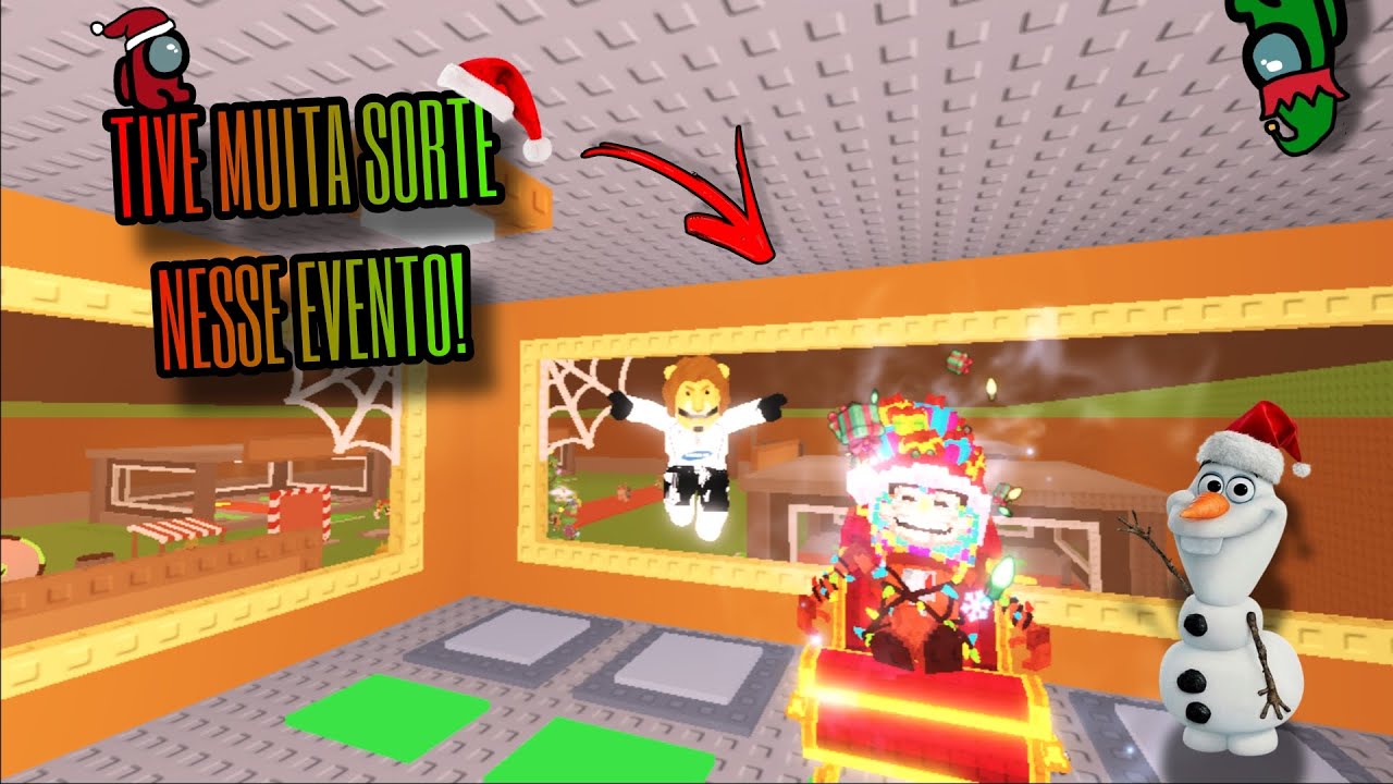 NOVA ATUALIZAÇÃO PARTE 2 DO EVENTO DE NATAL TIVE MUITA SORTE NESSE EVENTO! 🎄