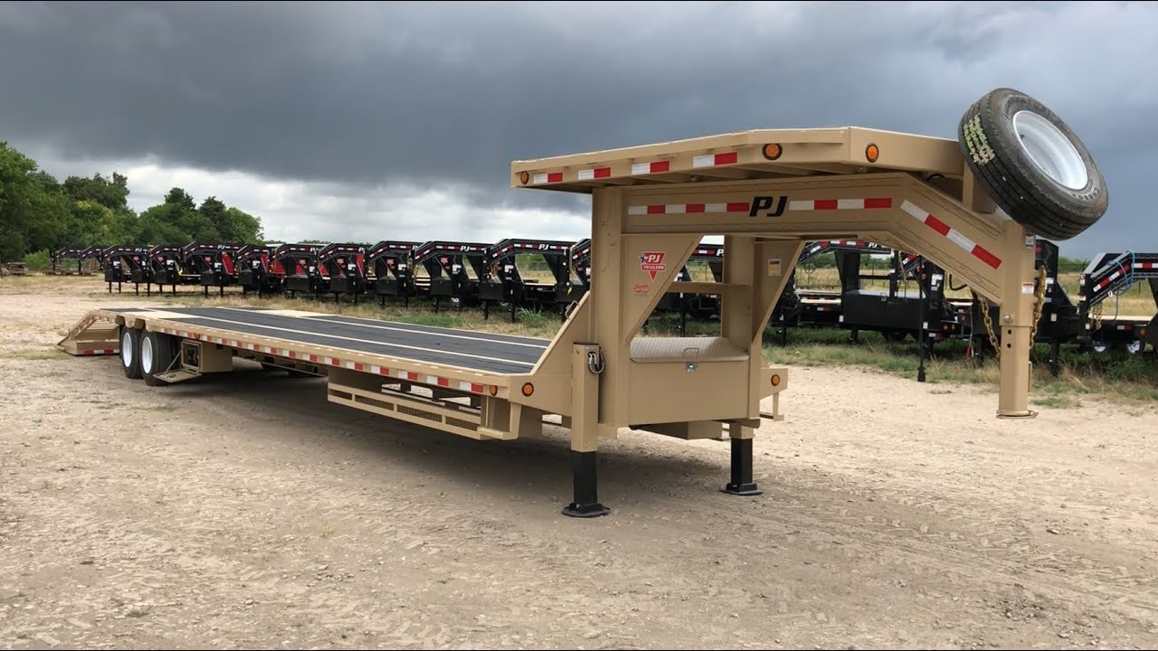 2019 PJ Low Profile Air Ride Gooseneck with PowerTail and Blackwood Pro