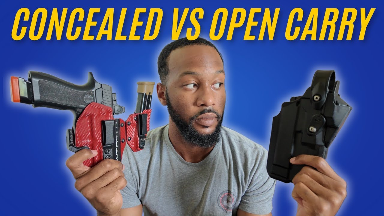 Concealed Carry vs Open Carry 🔥 Pros, Cons, Laws & Real-World Situations 