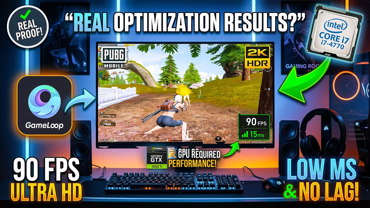 I Optimized Windows for PUBG Mobile… The Results Are INSANE