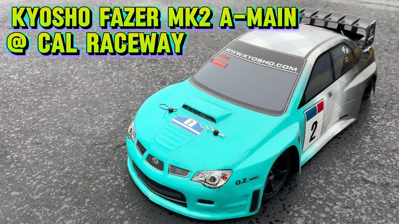 Kyosho Fazer MK2 A-main race @ CalRaceway in Orange California. RC car race held February 15, 2026