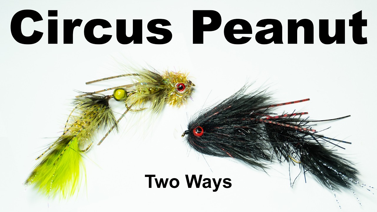 Evolution of the Circus Peanut - Articulated Streamer - McFly Angler Fly Tying Tutorial
