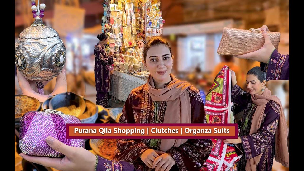 Best Fancy Clutches for Formal Styling | Printed Organza Embellished Suits under 4K | Wedding Props