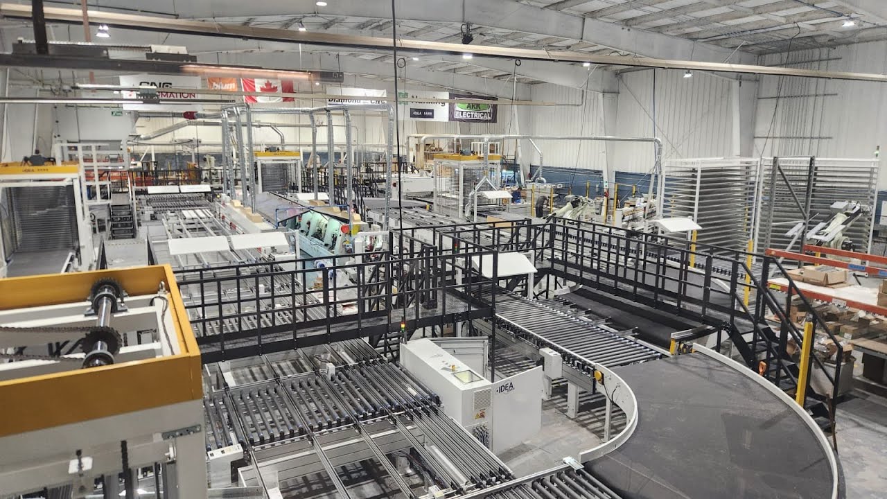 Test run of the whole factory