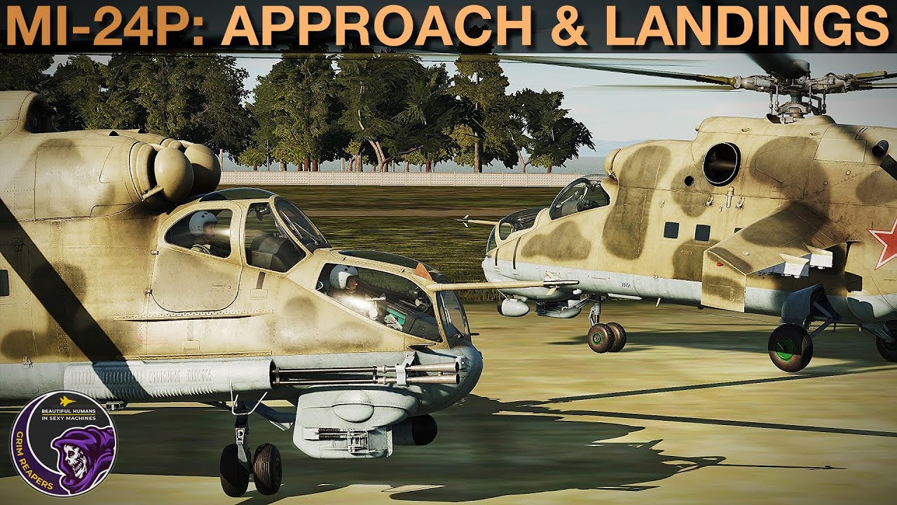 Mi-24P Hind: Approach & Vertical/Running Landings Tutorial | DCS WORLD