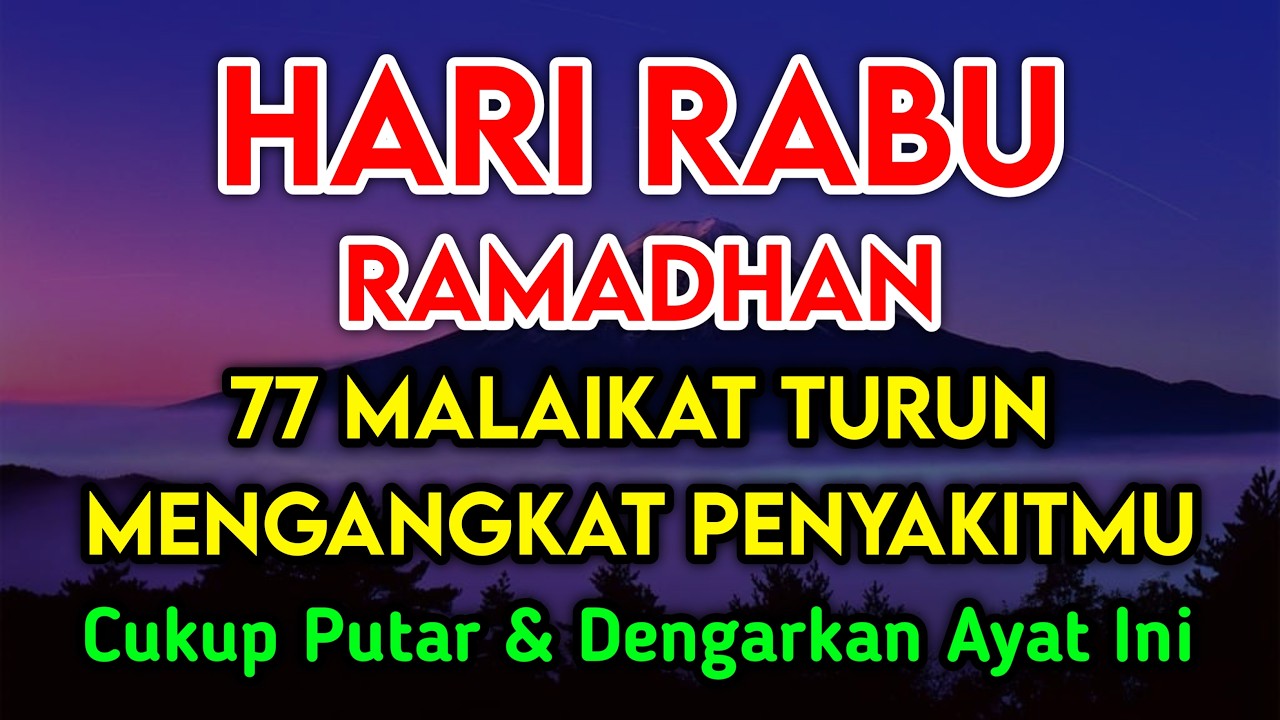 RAMADHAN MUSTAJAB DOA PENY3MBUH SEGALA PENY4KIT🤲 INSYAALLAH S4KIT DITUBUHMU S3MBUH DOA SYIFA