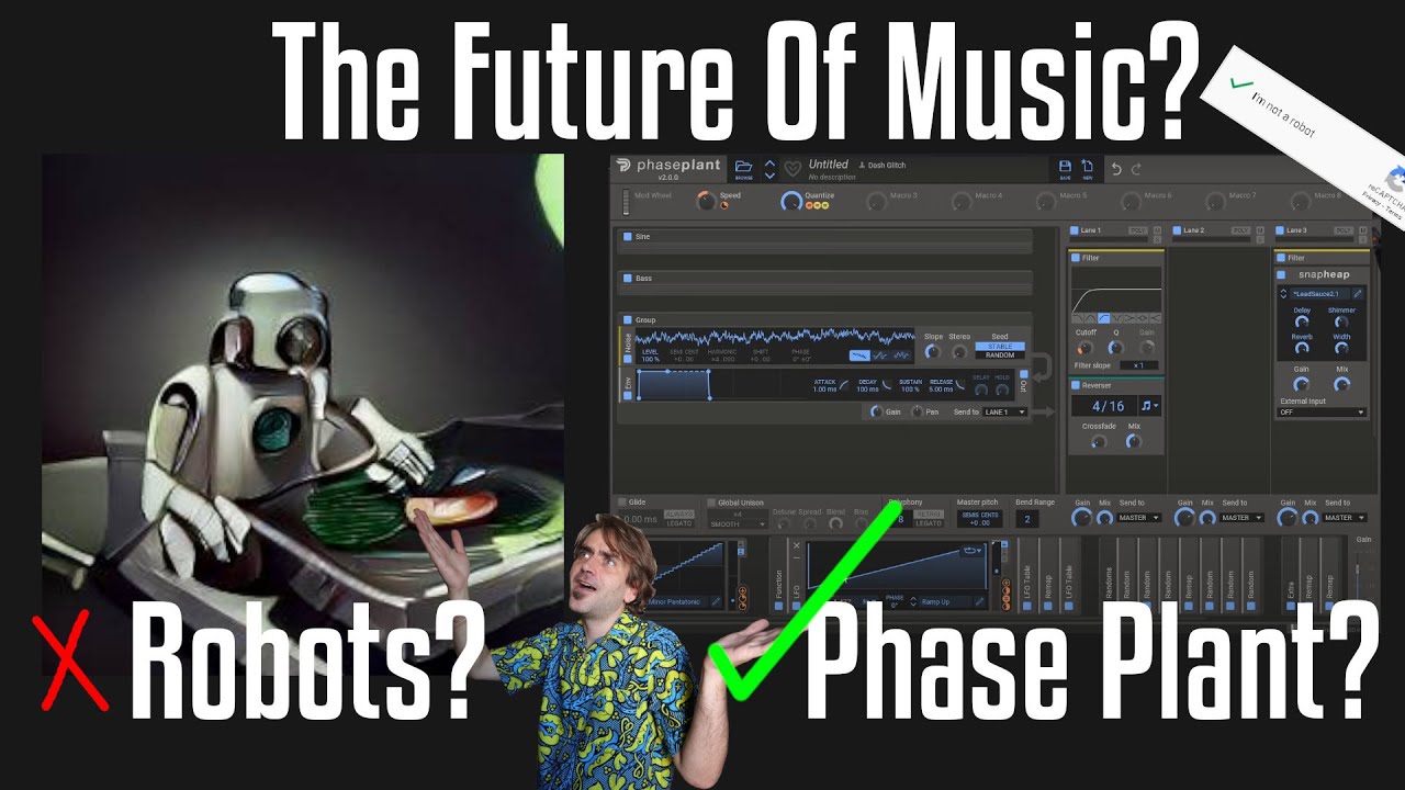 Generative Music in Phase Plant - How To Make Advanced Random Patches To Instantly Inspire