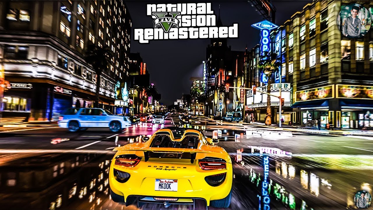 GTA 5 -EVE- Real Life Graphics mod NaturalVision Remastered - Gameplay GTX 1060