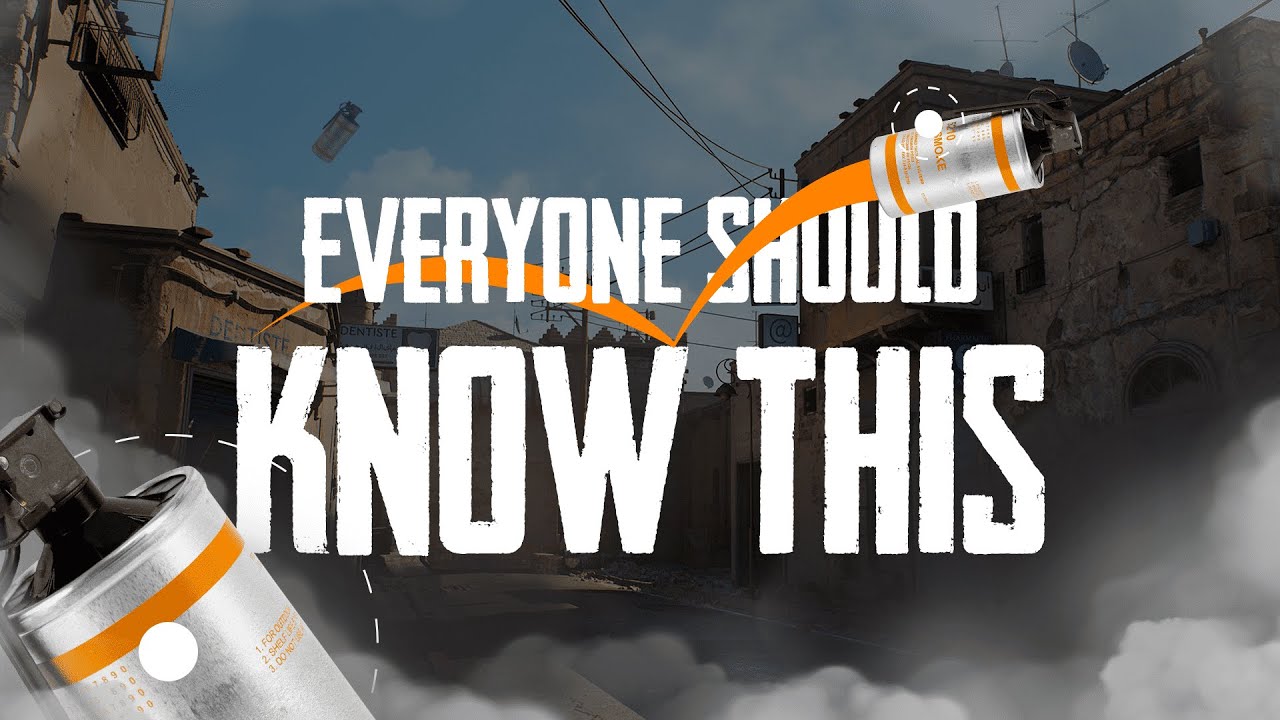 EVERYONE SHOULD KNOW THESE SMOKIES ON THE MIRAGE! CS GO LIFEHACKS!