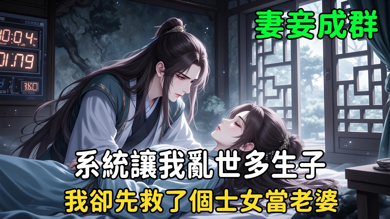 《系統讓我亂世多生子，我卻先救了個士女當老婆》穿越五胡亂華，林楓綁定「多子多福系統」，卻在逃命時撿到瀕死士族千金。本想獨自求生，卻因她一眼哀求改變主意。這隨手一救，竟成了他建立千年世家的起點#穿越