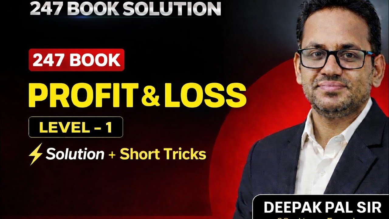  Profit and Loss banking Book  Level  1 Question 01- 20 by Deepak pal si