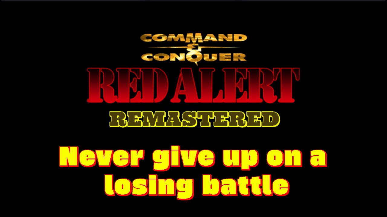 Command and Conquer Red Alert Remastered FFA (Never giving up in this amazing hide and seek game)
