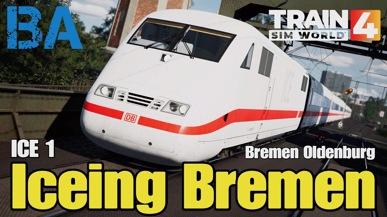 Iceing Bremen - DB BR 401 ICE 1 - Bahnstrecke Bremen Oldenburg - Train Sim World 4