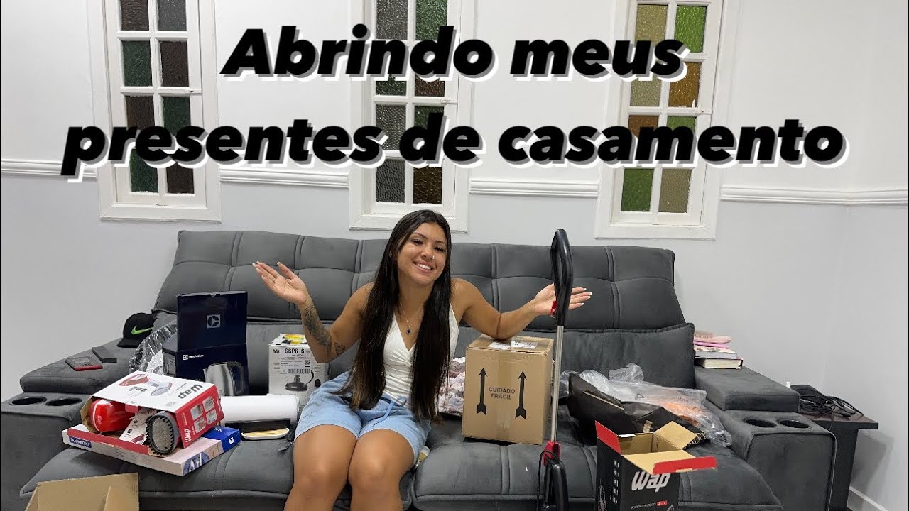 Abrindo meus presentes de casamento - part 2 - Nicole Mansano