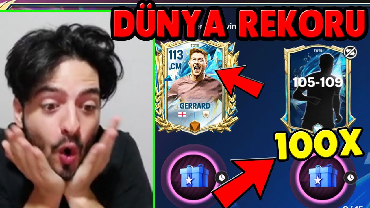 DÜNYA REKORU TAM 100 TANE TOTS PAKET AÇILIMI FC Mobile