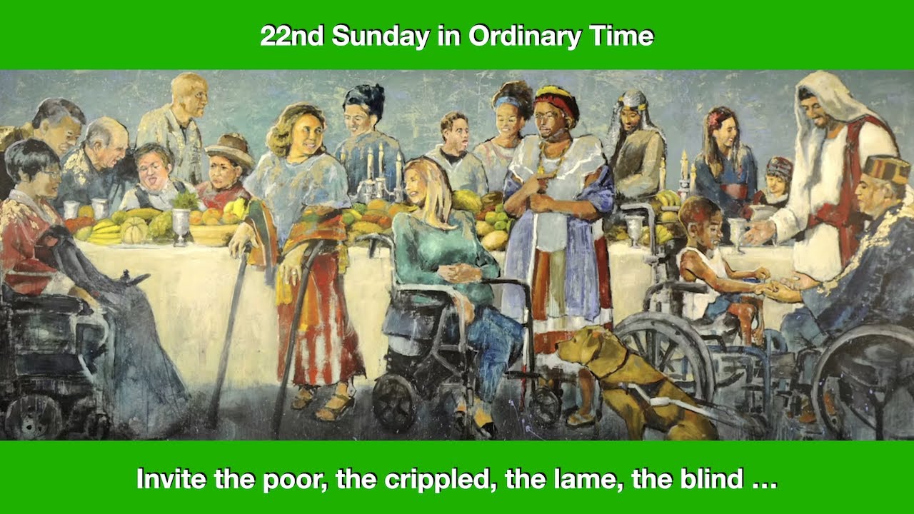 Welcoming the outsider.  Homily for the 22nd Sunday in Ordinary Time, Year C.