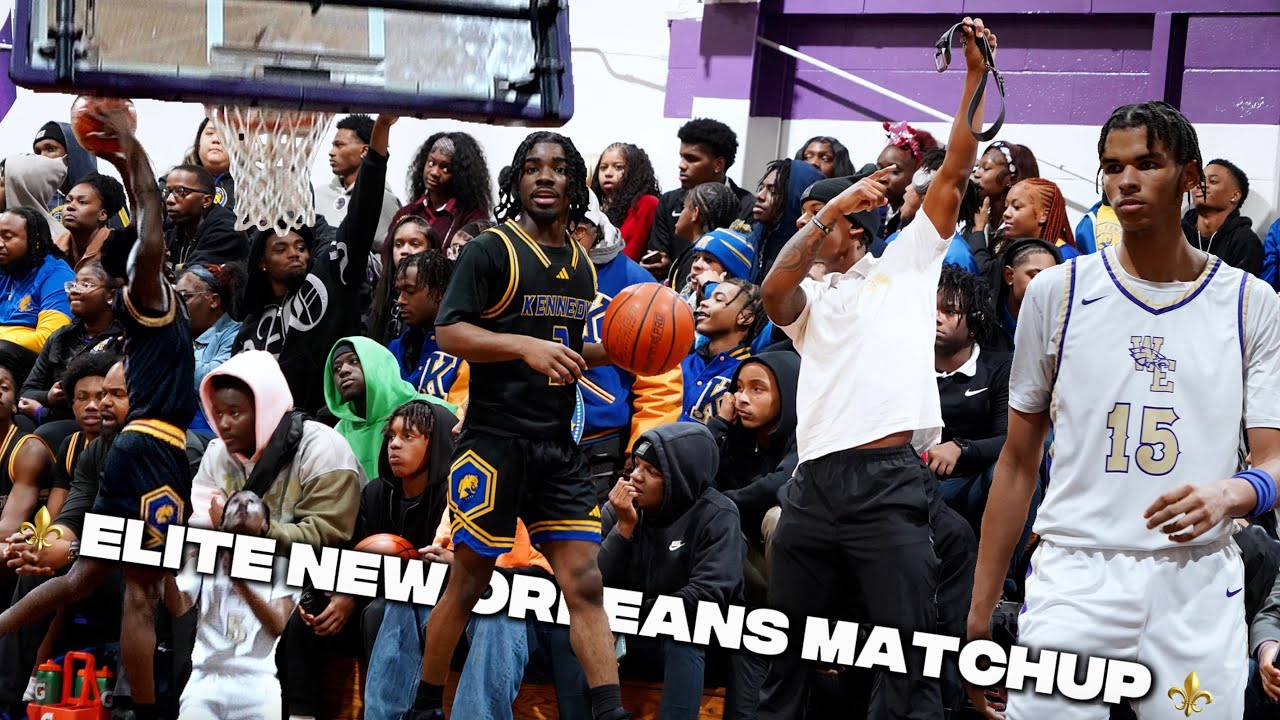 Students Sections Take BTA to a New Level 😭😭😂 || #28 Warren Easton vs. #8 Kennedy