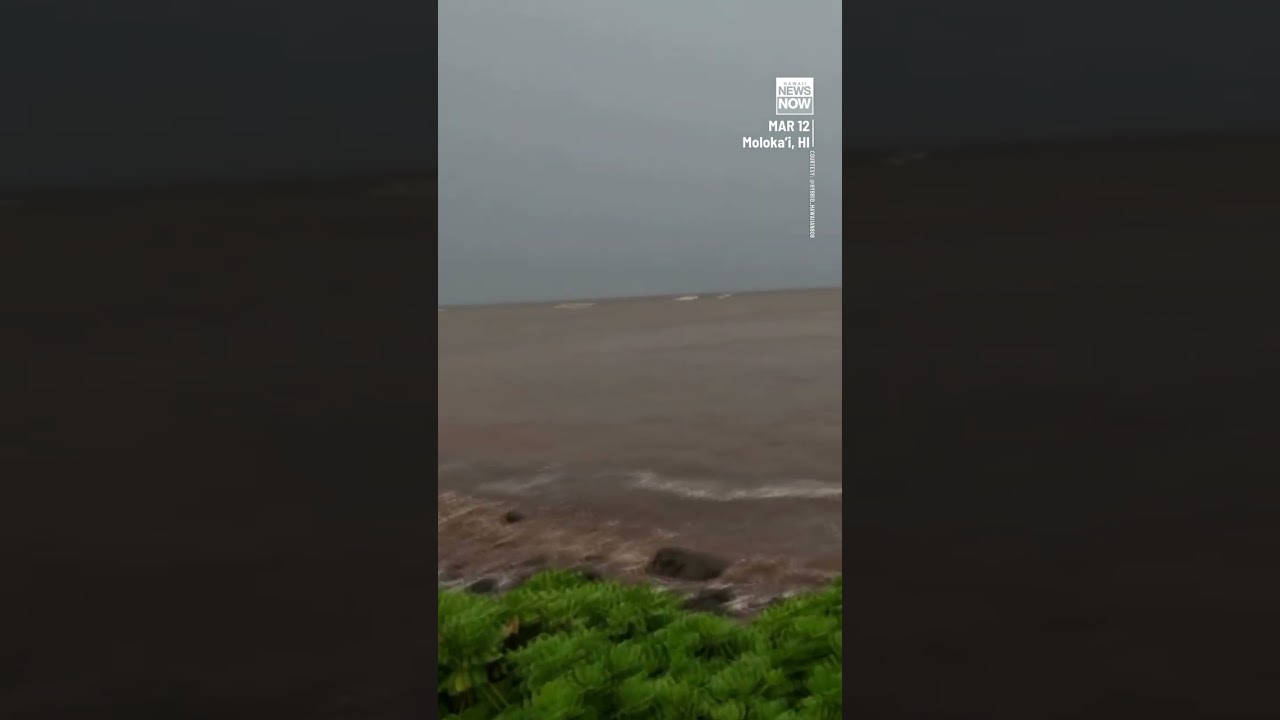 Parts of Molokaʻi inundated after heavy downpours