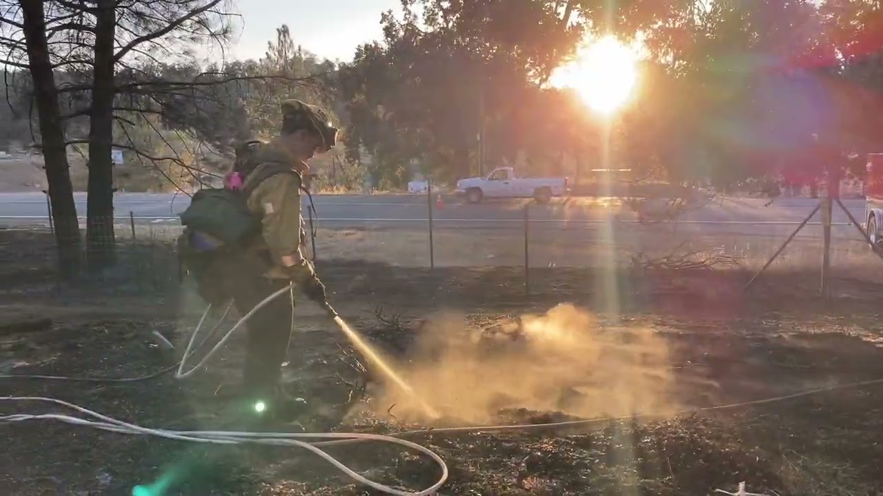 Creek Fire burns near Lower Lake