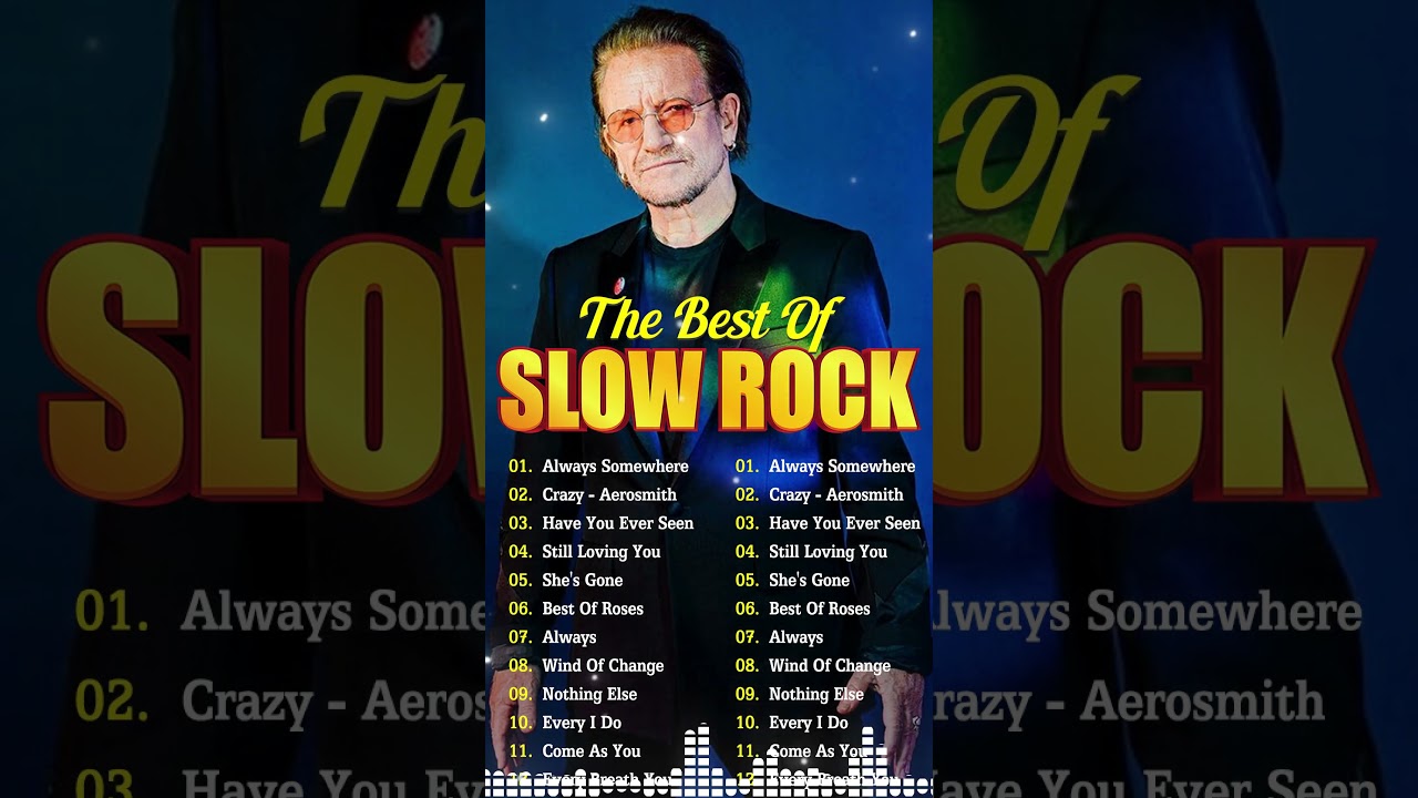 Slow Rock Ballads 70s 80s 90s - Scorpions, U2, Bon Jovi, GNR, Ledzeppelin, Nirvana, Foreigner