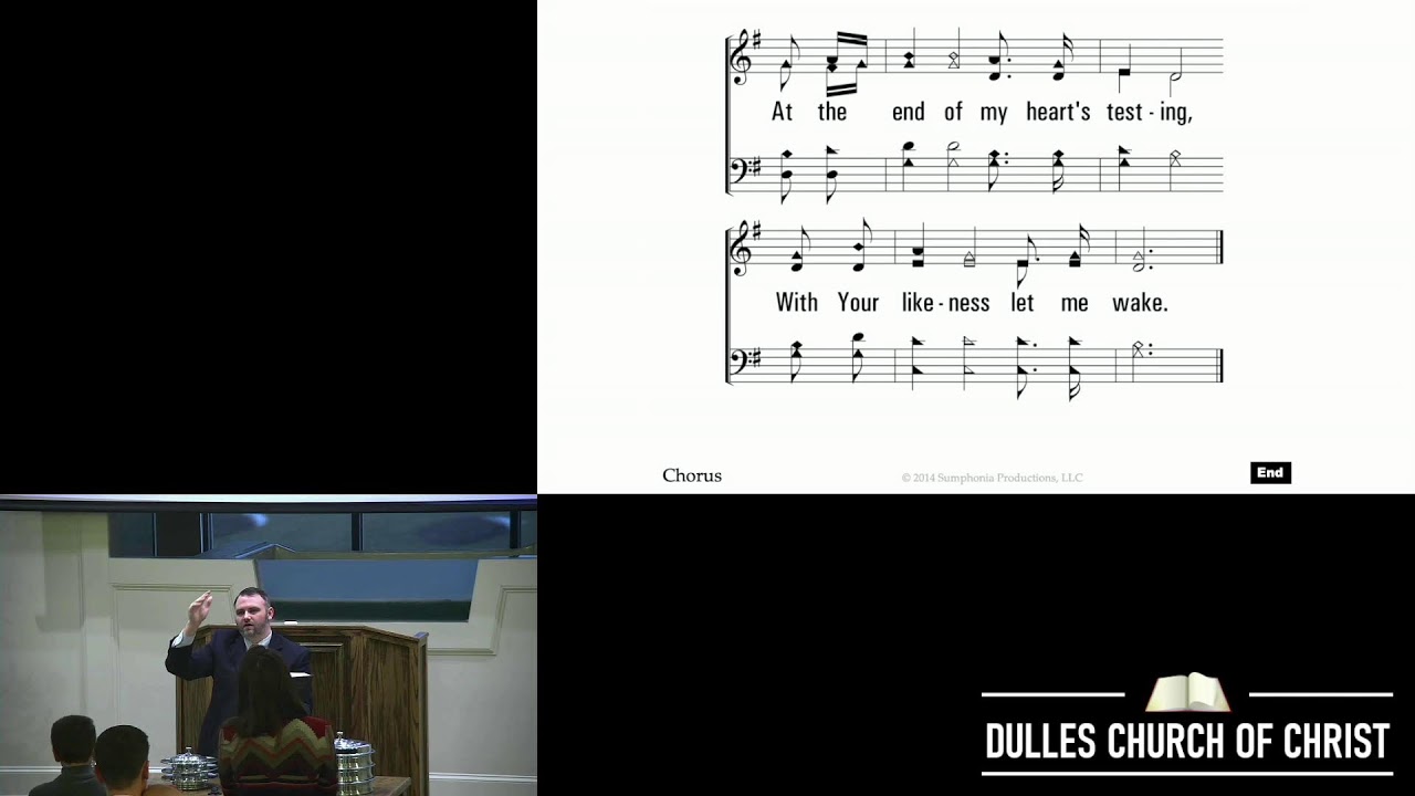 Dulles church of Christ Live Stream