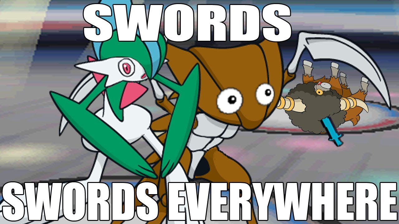 Pokemon Black 2 & White 2 Wifi Battle #92: SWORDS EVERYWHERE!