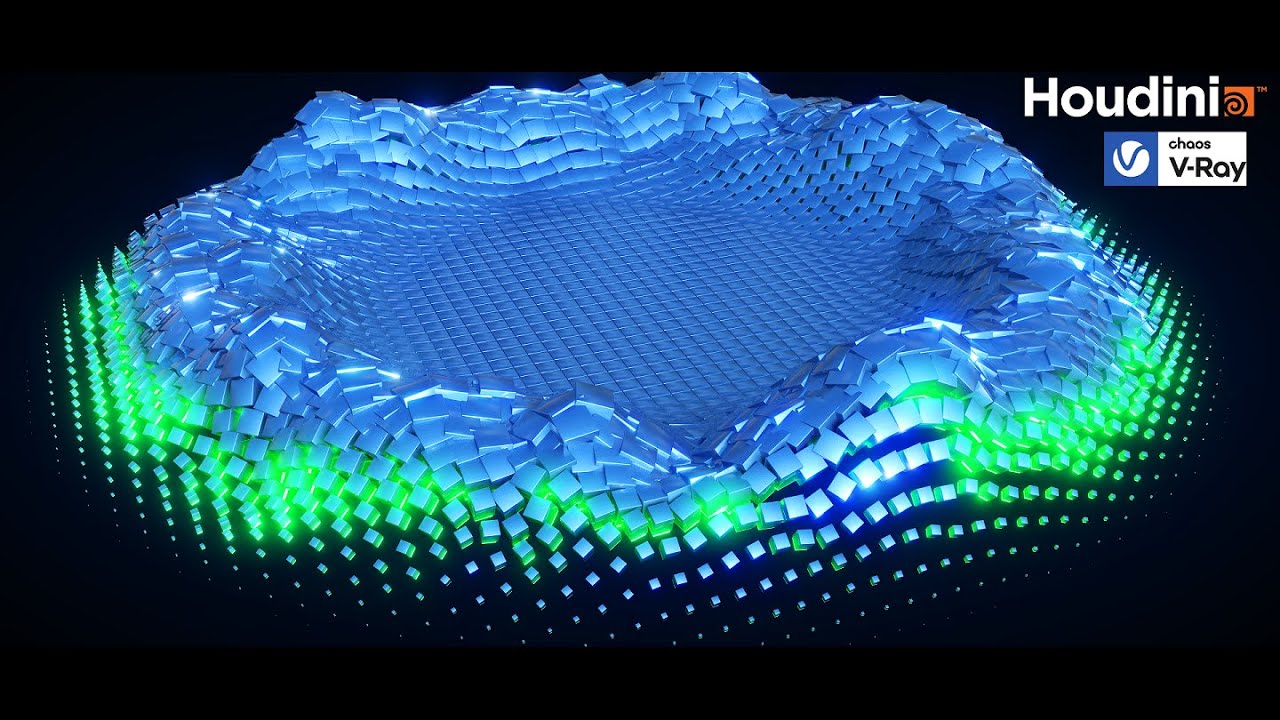 Cool Sci-Fi Growth Effect | Houdini Point VOPs | S05E22