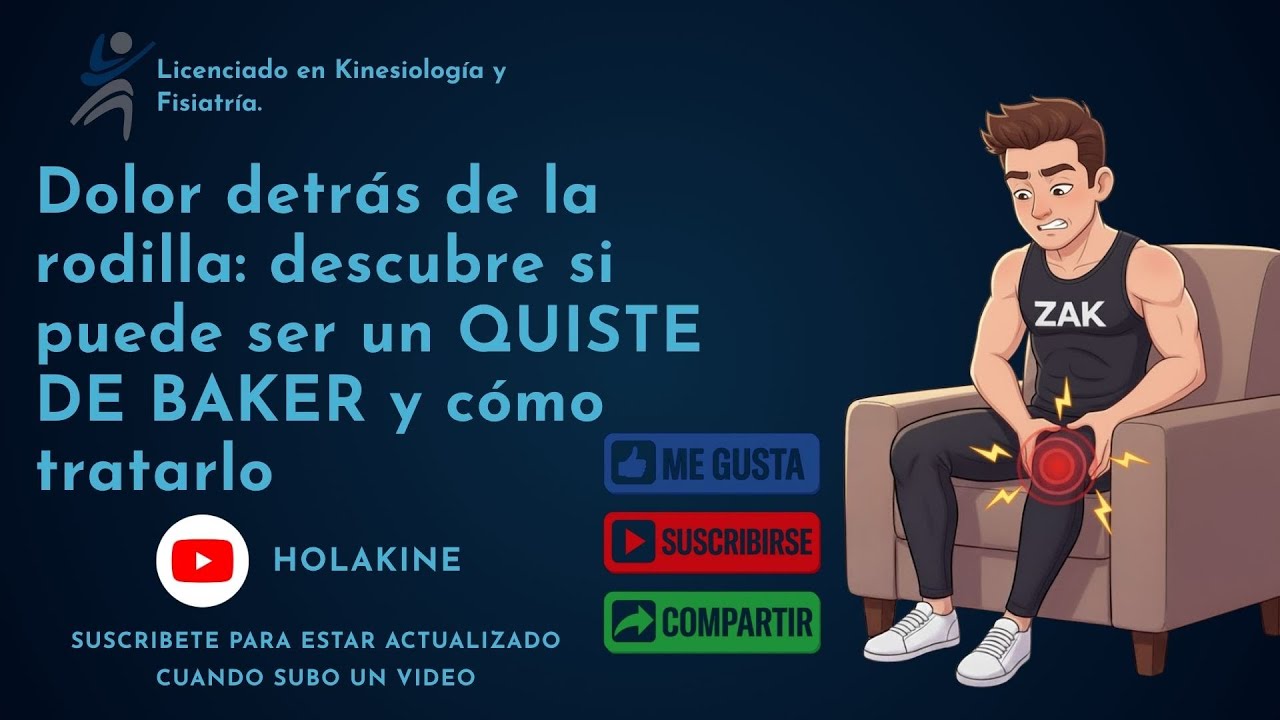 Dolor detrás de la rodilla: Quiste de Baker, ¿Cómo tratarlo?