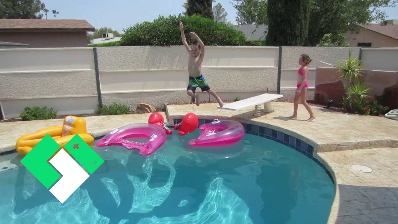 SUPER HOT SWIMMING! (6.29.13 - Day 456) | Clintus.tv