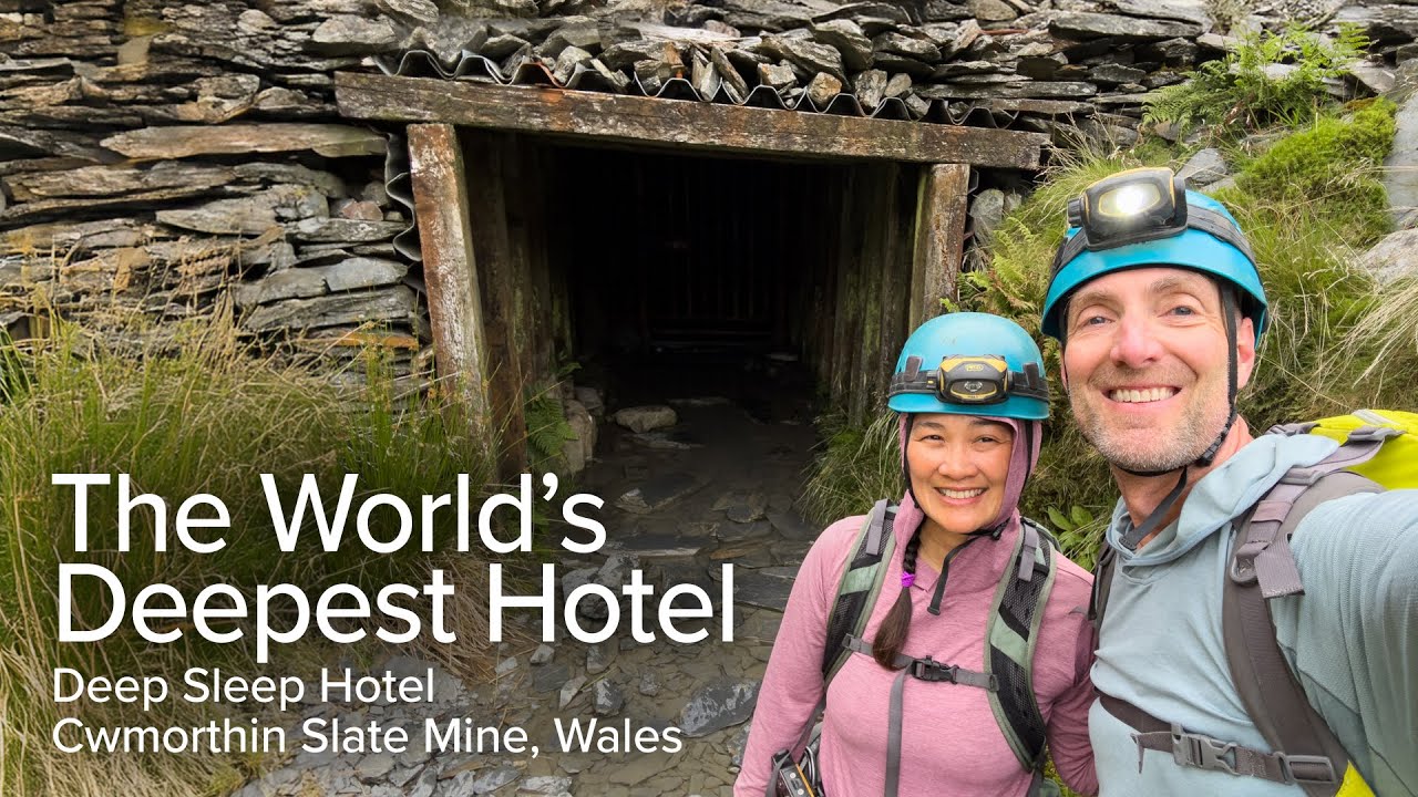 The World's Deepest Hotel-Deep Sleep Slate Mine Hotel, Wales