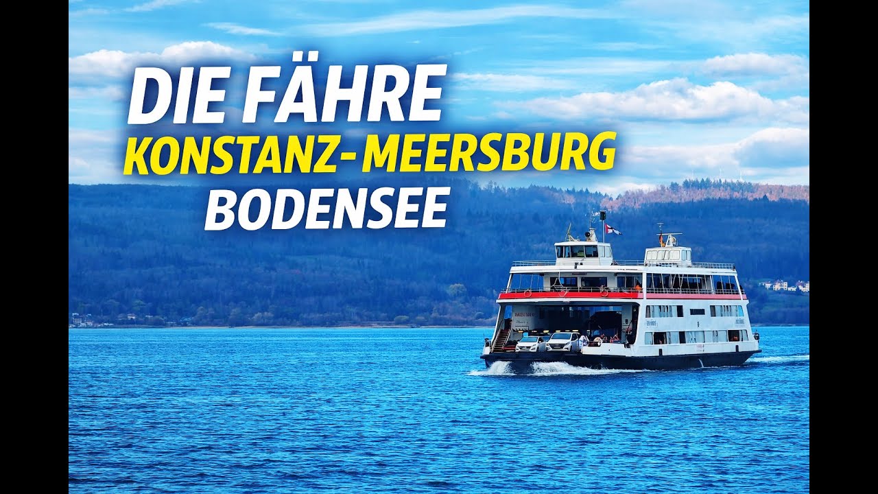 Fähre Konstanz–Meersburg | Bodensee | Relaxing Trip | 4K #Bodensee #Konstanz #Meersburg #Germany