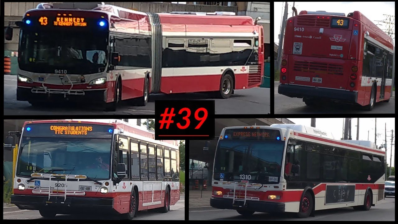 AMAZING KENNEDY STATION BUS ACTION - TTC Bus Compilation #39