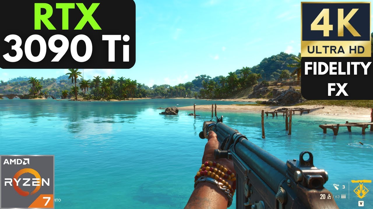 Far Cry 6: RTX 3090 Ti + Ryzen 7 5800X | 4K | Ultra Settings | AMD FidelityFX Performance