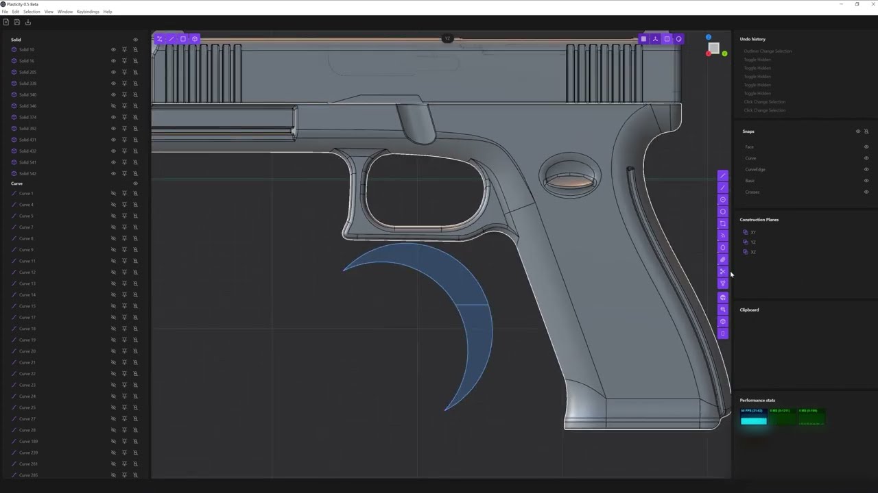 Plasticity, Glock 17 Modeling Tutorial