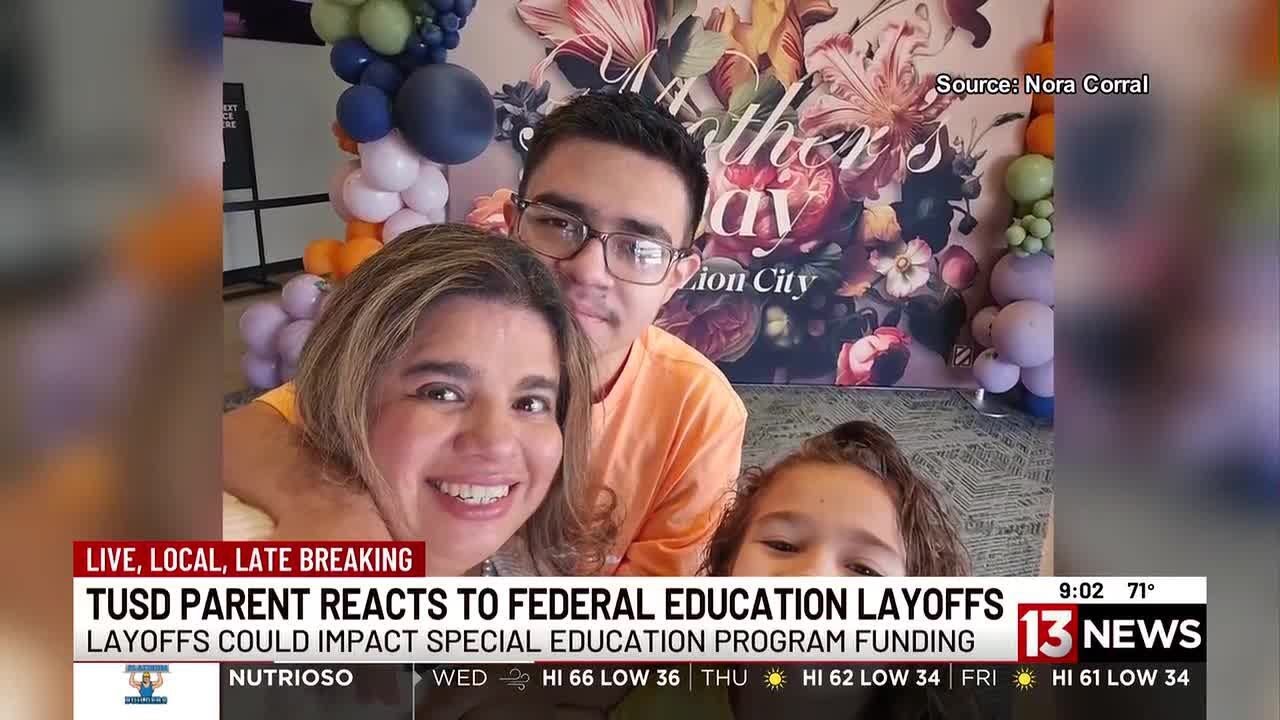 Tucson USD parent reacts to layoffs at Department of Education