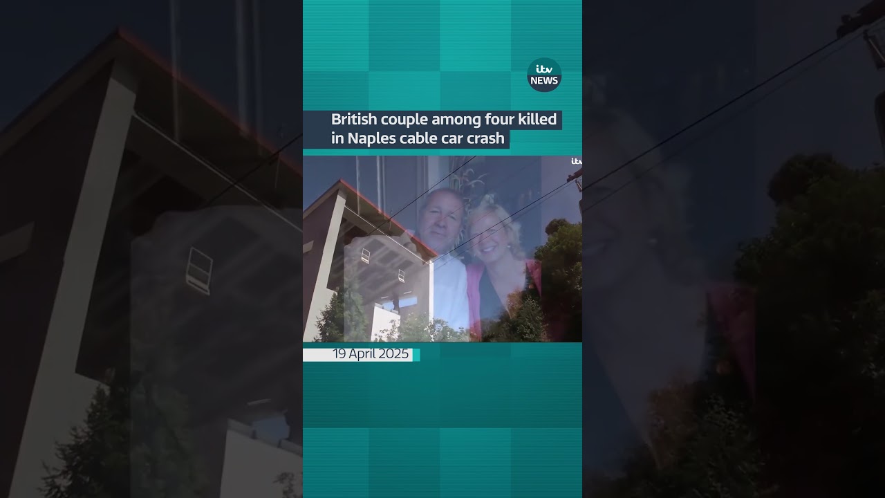 British couple among four killed in Naples cable car crash #itvnews