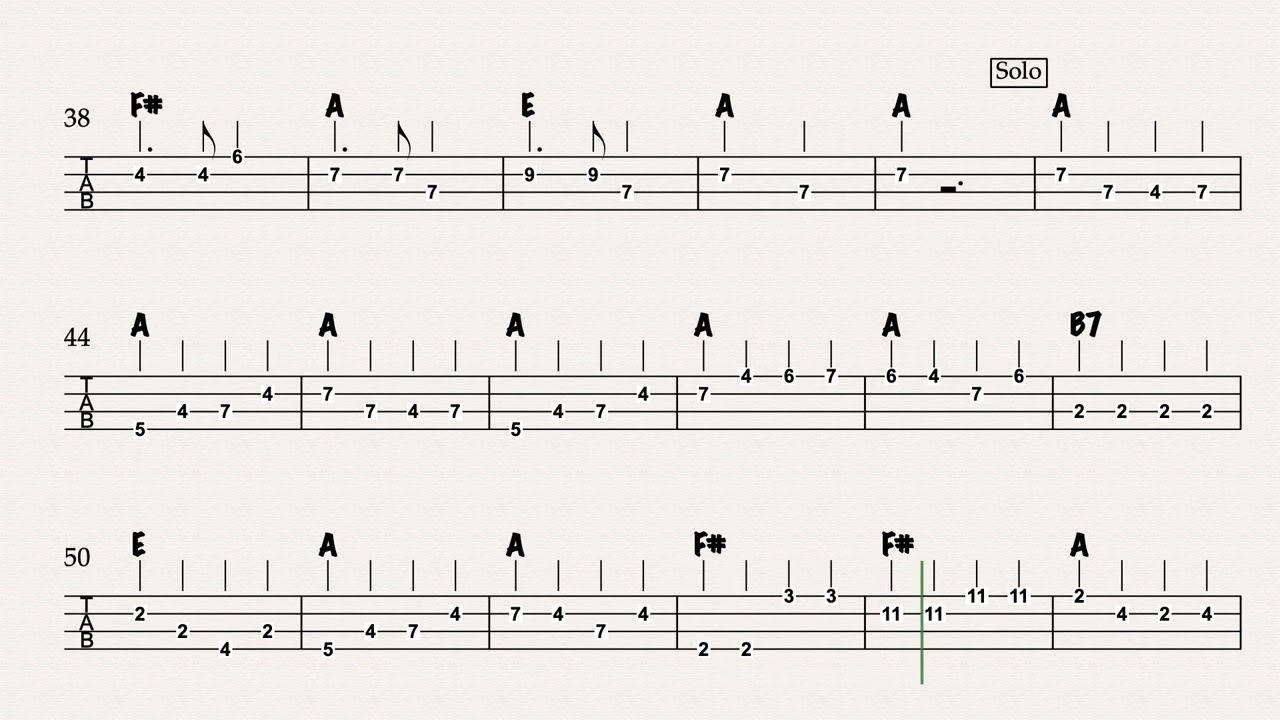 Living Doll bass tab - Cliff Richard