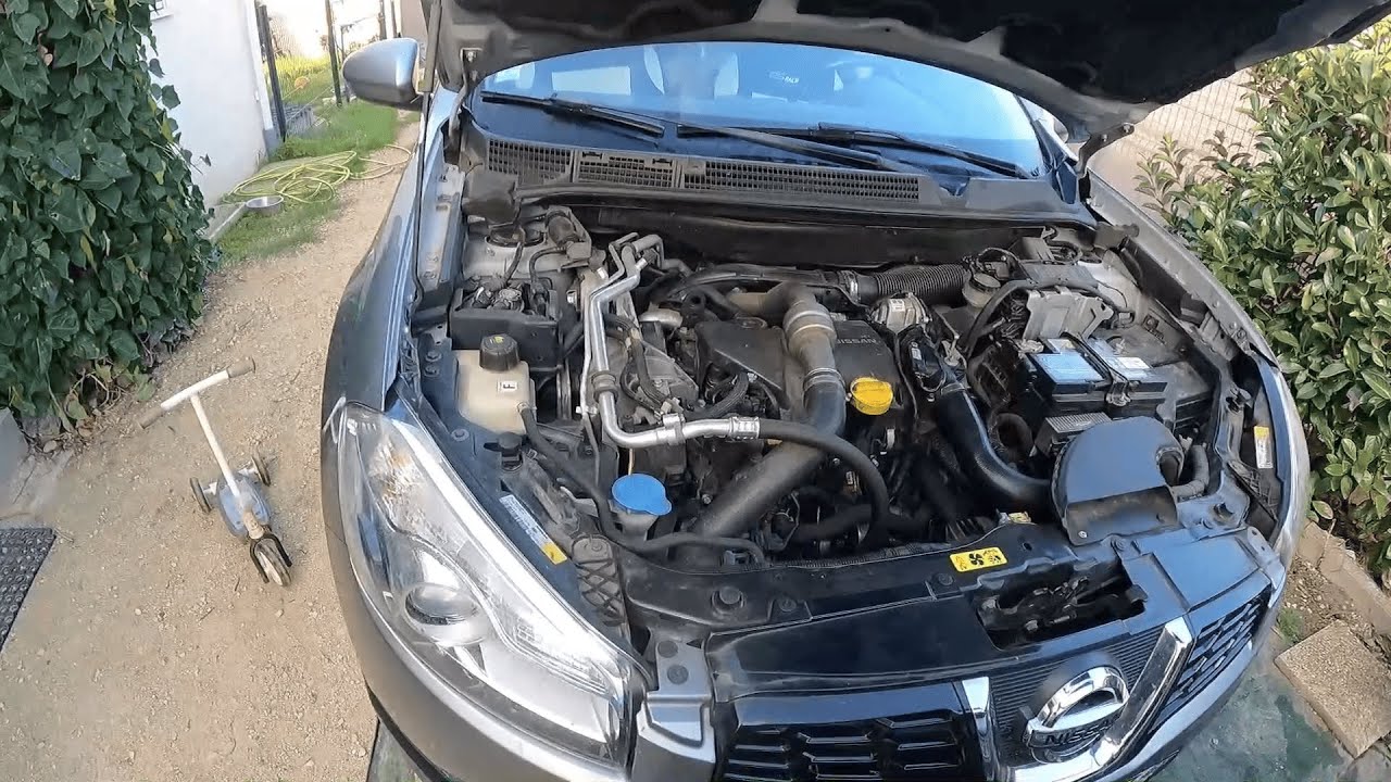 Nissan Qashqai 1.5 dci 110 Ch, remplacement Kit de distribution + pompe à eau