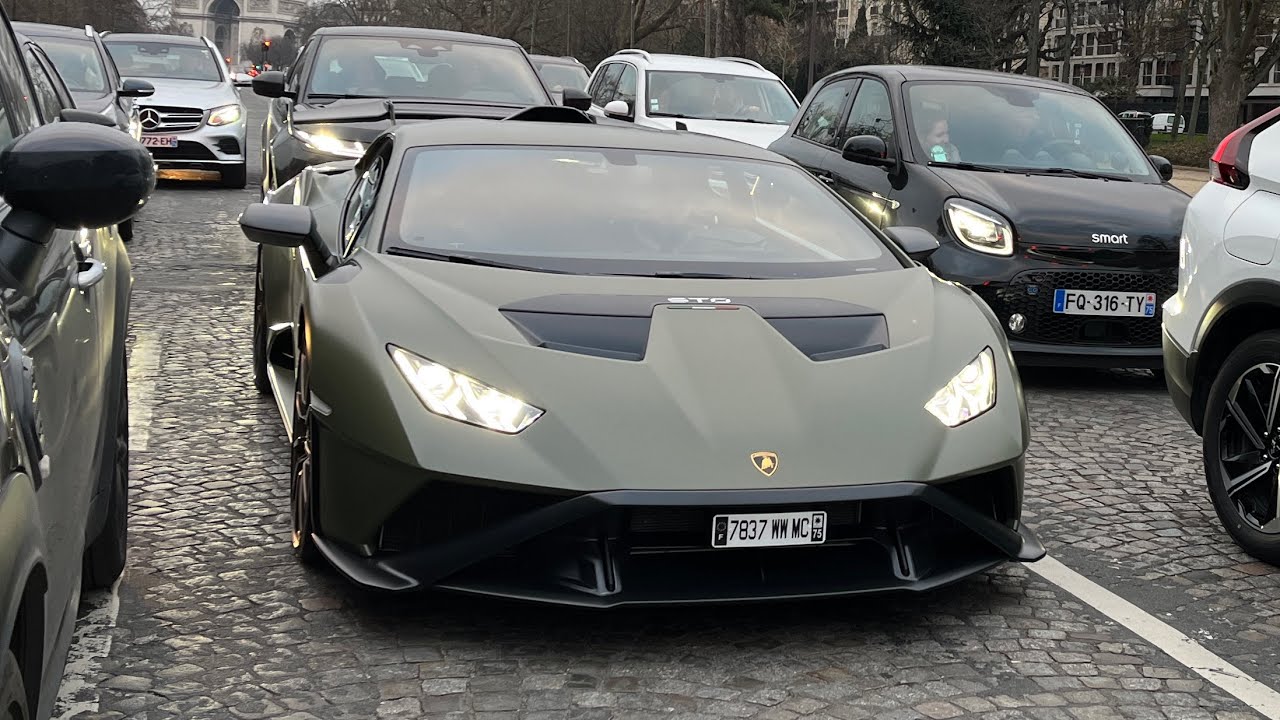 Huracan STO et cedric Grolet a Paris #supercars Paris 2023 ep7