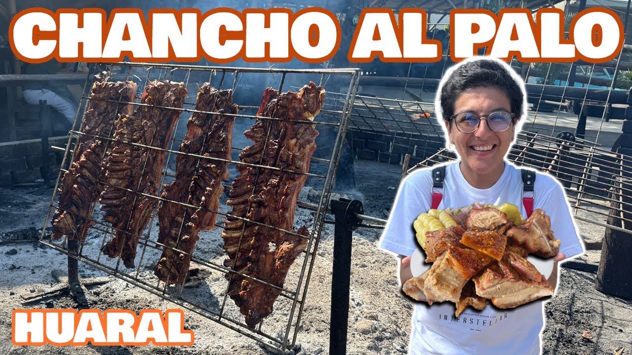 FUIMOS A HUARAL POR EL MEJOR CHANCHO AL PALO  - Ariana Bolo Arce